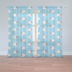 Sablio Záclony Ovečky: 2ks 150x250cm