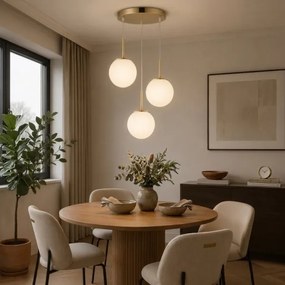 Brilagi - Luster na lanku MILO 3xE27/60W/230V zlatý