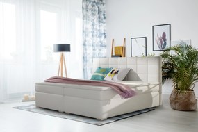 Moderná box spring posteľ Alicante  180x200, biela