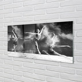 Sklenený obraz Dámska Balerínky dym 140x70 cm