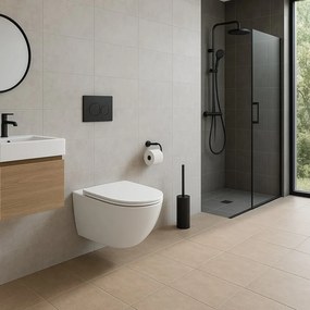 Erga Lily+, závesná WC misa 490x370x365mm, Rimless Tornado 2 + toaletné sedadlo s pomalým zatváraním, biela, ERG-V03-LILY-TO2-WH