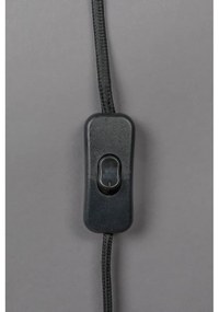 Čierno-biela stolová lampa s textilným tienidlom (výška 62 cm) Elon – Dutchbone