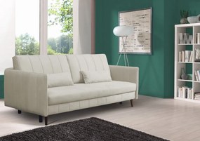 Rozkladacia pohovka Vannes, šedo-béžová látka