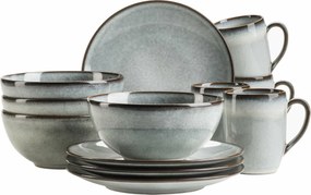 Mäser 12-dielna raňajková súprava SMOKY'S – zelená