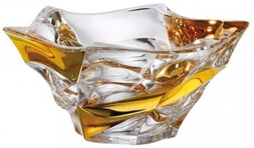 KRIŠTÁĽOVÁ MISKA BOHEMIA FLAMENCO BELT GOLD 295MM