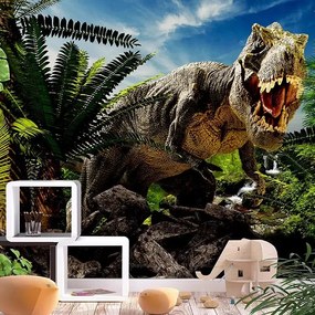 Fototapeta - Angry Tyrannosaur Veľkosť: 200x140, Verzia: Premium