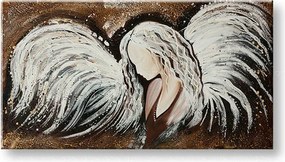 Maľovaný obraz na stenu ANJEL