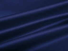 Biante Saténový behúň na stôl polyesterový Satén LUX-L039 Námornícka modrá 20x160 cm