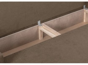 Rozkládací pohovka DELLA Hnědá