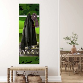 Gario Vešiak na stenu Green Buddha Rozmery: 25 x 70 cm