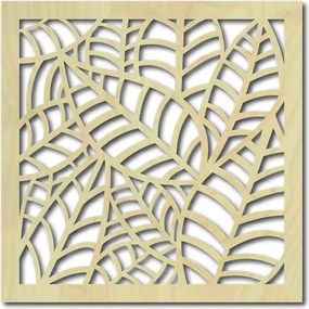 Vyrezávaný drevený obraz na stenu - STRONG: Prírodná preglejka - Topoľ  natural Rozmer  20 x 20 cm 3800-38425 PR0201HEU+