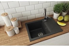 ALVEUS 1149116 - Kuchynský drez GEM 59x50 cm granit/čierna