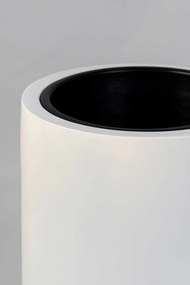 Okrúhly kvetináč ESTRA, výška 60 cm, biely mat