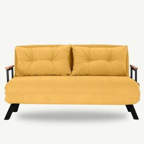 Rozkladacia pohovka Sando 2 Mustard