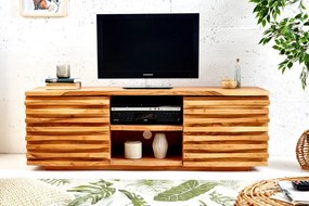 Luxusný stolík pod TV z masívu Relief Akácia 150cm