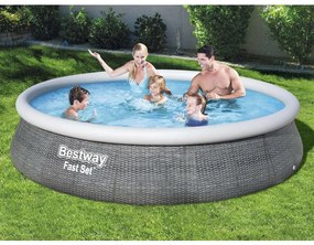 Bestway Nafukovacia bazénová sada s pumpou Fast Set 396x84 cm