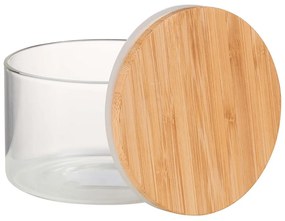 WOODLOCK Sklenená dóza 550 ml - číra/prírodná