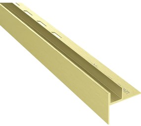 Mexen Line-B lišta na sklo 180 cm ľavá, zlatá matná, 185504180L