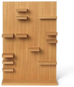 Ferm Living Nástenná polica Parade Oiled Oak 60 cm
