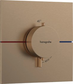 Hansgrohe ShowerSelect Comfort E, termostat pod omietku, kartáčovaný bronz, HAN-15574140