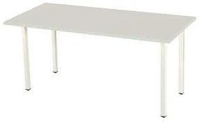 Kancelársky stôl Standard, 200 x 80 x 75 cm, rovné vyhotovenie, svetlosivá