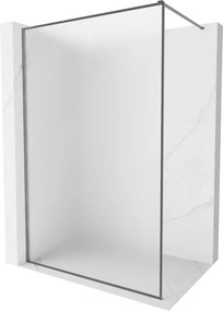 Mexen, Mexen Kioto-XF sprchová stena s rámom 50 x 202 cm, mráz 10 mm, pištoľový kov - 800-050-104-95-30-X