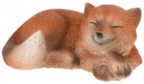 Dekoračná líška spiaca 10 cm