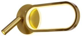 LED Nástenné svietidlo MONET LED/13W/230V + LED/2W 3000/4000/6000K zlatá