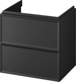 Cersanit S1021-002 - Závesná kúpeľňová skrinka pod umývadlo MILLE 60x45 cm čierna