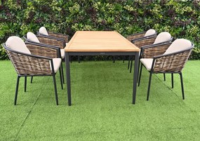 Záhradný nábytok MARBEL TOPAZ 201 so 6 stoličkami