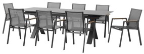 Carson jedálenský stôl antracit 180-240 cm