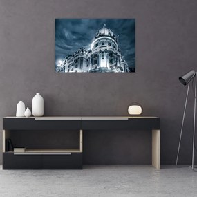Obraz architektúry v tme (90x60 cm)