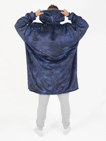 Baránková mikina mikroplyš – Hviezdna obloha veľkosť L