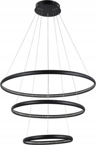 AZzardo AZ4428 závesné svietidlo Brighton 3 čierna