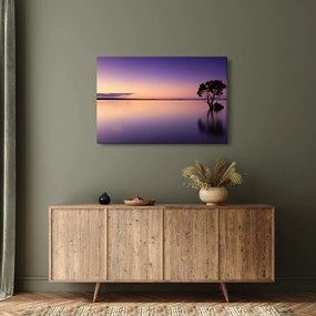 Obraz vodnej hladiny pri východe slnka (90x60 cm)