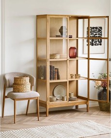 Červená sklenená ručne vyrobená váza (výška 21 cm) – House Nordic