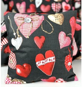 INTERMEDIC SK Obliečka na vankúš Valentine White 40x40 cm – 2+1 ZADARMO