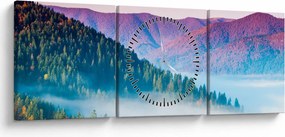 Obraz - Panorama 2 (s hodinami) (90x30 cm)