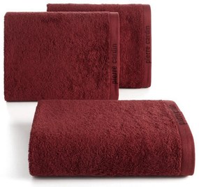 BAVLNENÝ UTERÁK PIERRE CARDIN EVI 70X140 CM TEHLOVÁ