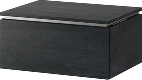 Závěsná skříňka pod umyvadlo Letto 03 60 cm černý beton