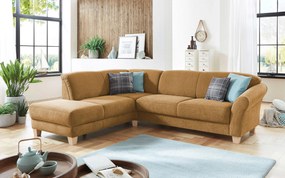 XXXLutz ROHOVÁ SEDAČKA, textil, horčicovožltá Sit & More - Sedačky - 000144005312