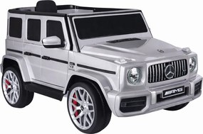LEAN CARS Elektrické autíčko Mercedes G63 S306-1 strieborné
