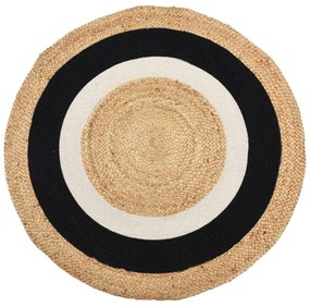 Koberec Ingrid, (fi) 90 cm, béžová/biela/čierna