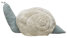 Svetlozelený/krémovobiely detský sedací vak Mr. Snail – Lorena Canals