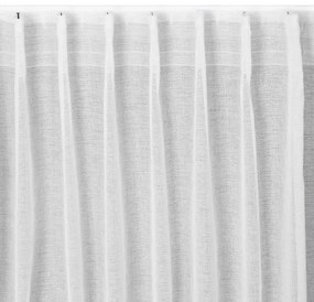 Biela záclona na flex páske LAYLA 300x270 cm