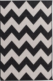 Koberec Modern Chevron black/beige 160x230cm