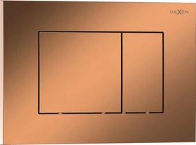 Mexen Tex 02 splachovač, ružové zlato lesklé - 6102-09