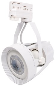 LED Solution Biele lištové svietidlo 3F + LED žiarovka 11W Farba svetla: Teplá biela 105602_153
