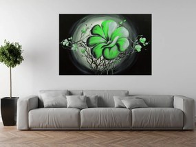 Gario Ručne maľovaný obraz Zelená živá krása Rozmery: 70 x 100 cm