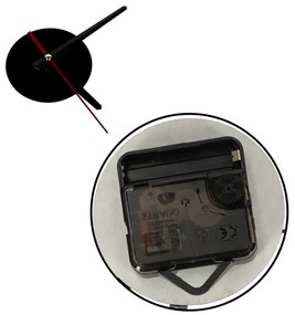 KIK Nástěnné hodiny černé 12 hodin